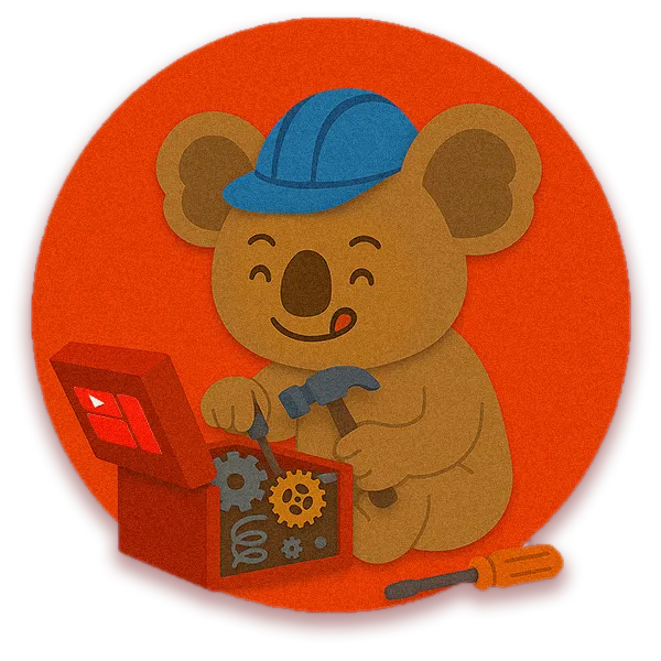 Koala celebrating FocusTube updates